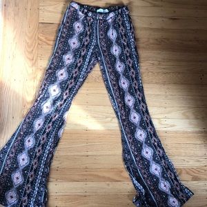 Full Tilt multicolor flare pants